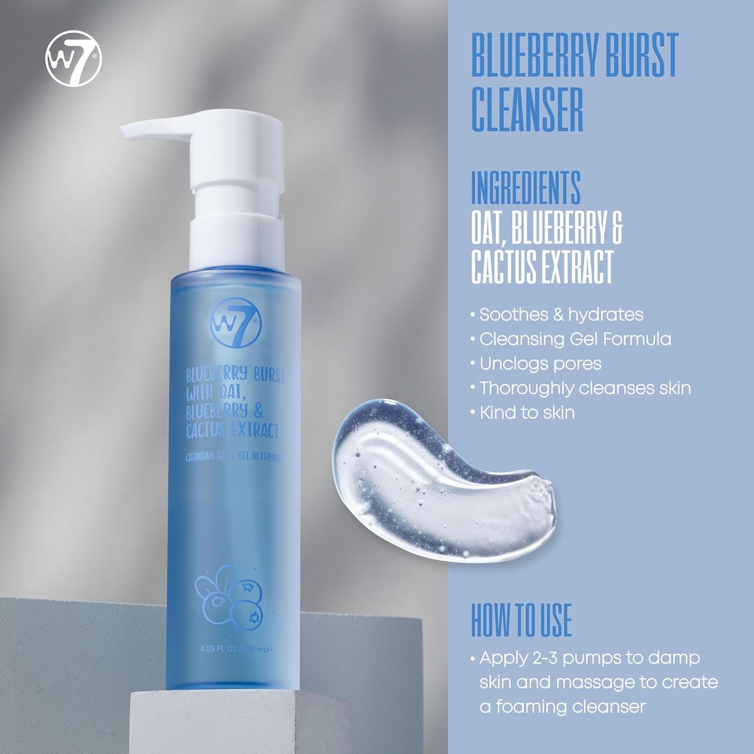 W7 Skin Refresh Skincare Set | Face Cleanser, Toner, Serum & Moisturiser | Hydrating & Glow Boosting Routine | Full Size, Long Lasting Products to Use at Home - Image 3