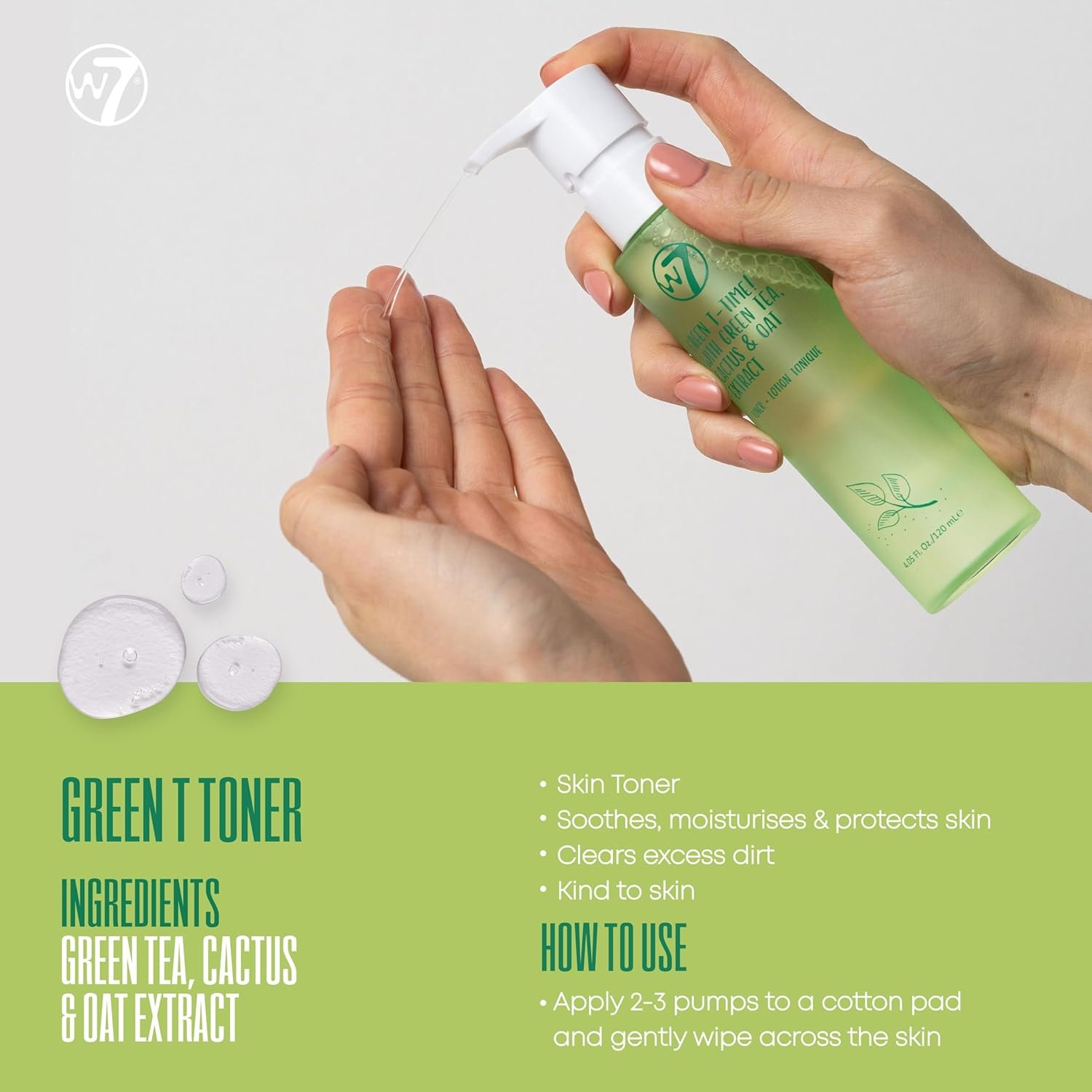 W7 Skin Refresh Skincare Set | Face Cleanser, Toner, Serum & Moisturiser | Hydrating & Glow Boosting Routine | Full Size, Long Lasting Products to Use at Home - Image 4