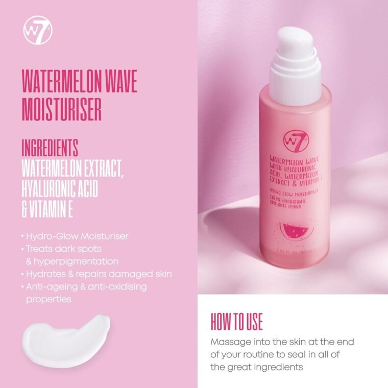 W7 Skin Refresh Skincare Set | Face Cleanser, Toner, Serum & Moisturiser | Hydrating & Glow Boosting Routine | Full Size, Long Lasting Products to Use at Home - Image 5