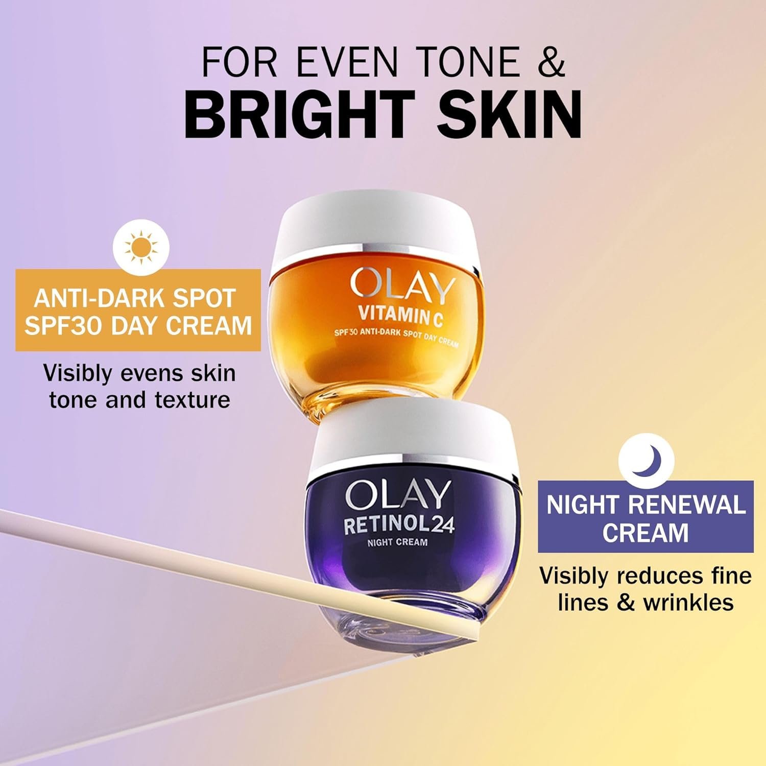 Olay Retinol 24 Night Cream Face Moisturiser, Skincare with Antioxidant Vitamin E Overnight Anti Aging Skin Care: Smooths, Renews and Hydrates, 50ml - Image 8