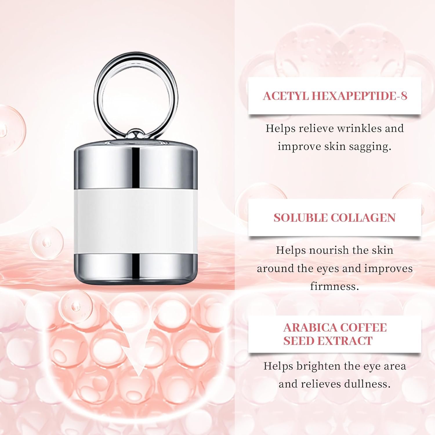 Neck-Eye Care Tightening & Revitalizing Set - AH-8 Firming Neck Cream + Electric Massage Eye Cream, Smooth of Fine Lines, Eye & Neck Treatment, Skin Moisturizer, Deep Moisturizing Skincare - Image 7