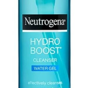 Neutrogena Hydro Boost Water Gel Facial Cleanser, with Hyaluronic Acid for Dry or Dehydrated Skin 200ml