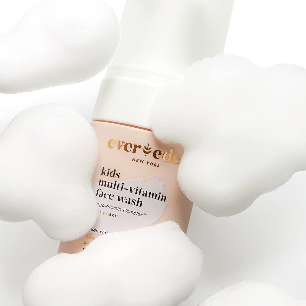 Evereden Kids Face Wash: Cool Peach, 100ml | Gentle Kids Skin Care | Non-toxic and Clean Ingredients | Multi-Vitamin Skin Care for Kids - Image 9