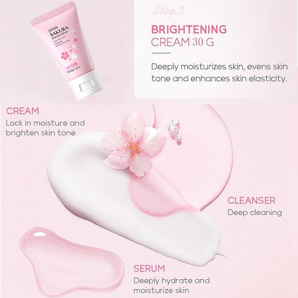 Skincare Gift Set for Teenage Girls - Skin Care Set Includes Cleanser,Serum,Essence Serum - Skin Daily Facial Care Beauty Products For Women (SetA-3Pcs) - Image 3