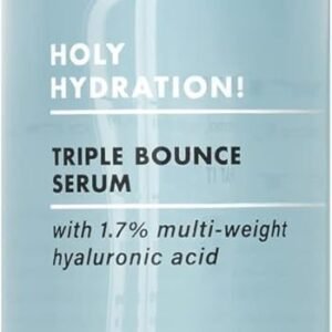 e.l.f. SKIN Holy Hydration! Triple Bounce Serum, 1.7% Hyaluronic Acid Serum For Plump, Bouncy Skin, Great For Hydrating Dry Skin