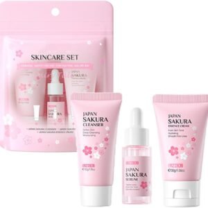 Skincare Gift Set for Teenage Girls - Skin Care Set Includes Cleanser,Serum,Essence Serum - Skin Daily Facial Care Beauty Products For Women (SetA-3Pcs)