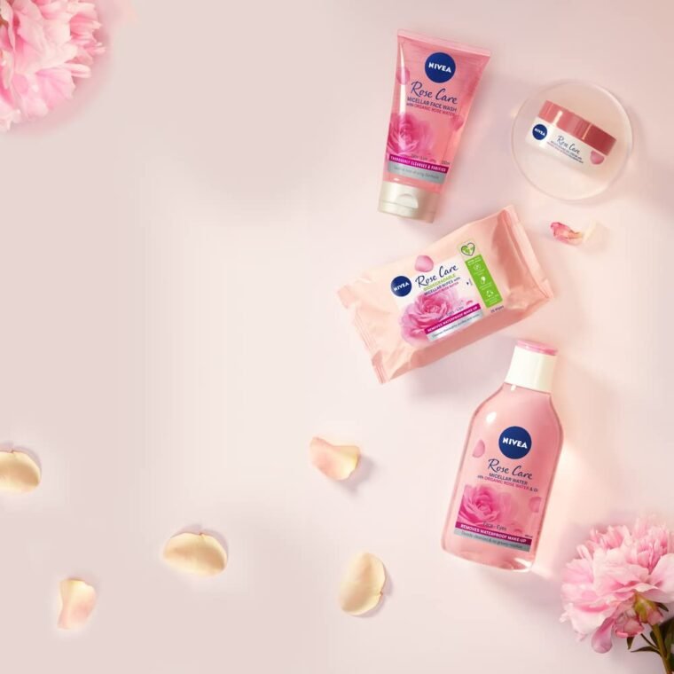 NIVEA Soft Rose 24h Day Cream (50 ml), Face Care with Rose Water and Hyaluron, Light Gel Face Cream for Smooth Delicate Skin, Moisturising Cream - Image 5