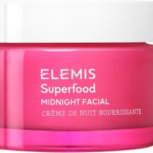 ELEMIS Superfood Midnight Facial Cream & Facial Oil, Nourishing Prebiotic Night Gel Treatment, Moisturising and Hydrating Care with Anti-Oxidant Rich Formula to Plump and Smooth Skin