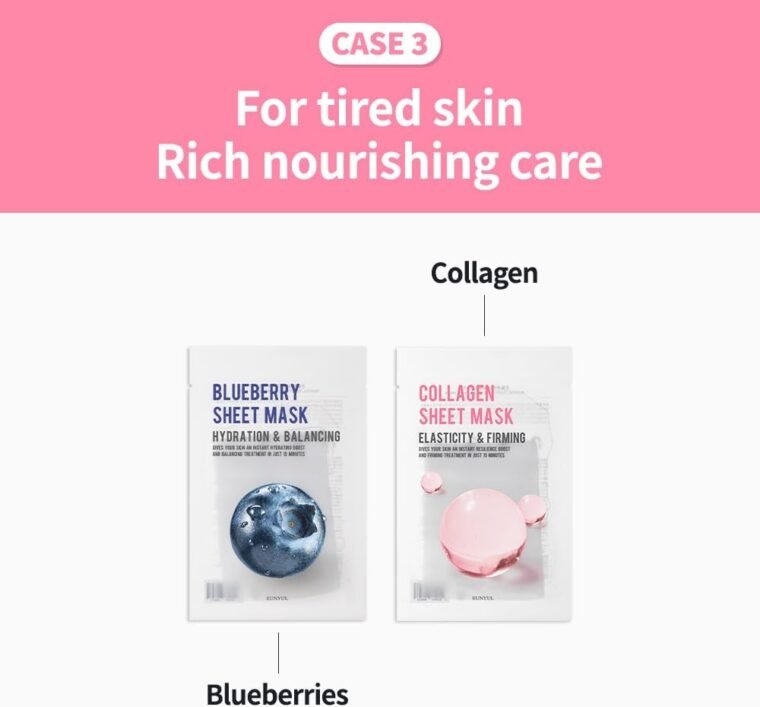 EUNYUL [PACK OF 8] Purity Sheet Mask Pack 8 Types Korean Skincare Facial Mask Pack - Image 6