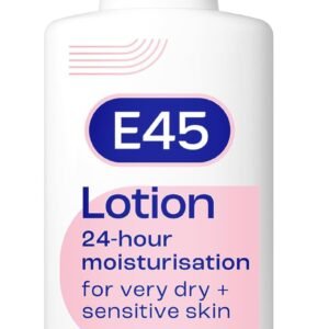 E45 Moisturising Lotion 500 ml for Dry & Sensitive Skin - Long-Lasting Hydration Protect from Dryness, Reduce Redness - Dermatological Body Moisturiser Lotion - Body Lotion - Daily Moisturiser