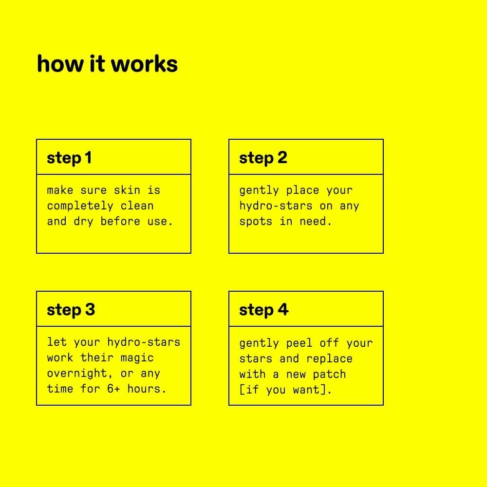 Starface World Hydro-Stars, Hydrocolloid Pimple Patches, Absorb Fluid and Reduce Redness, Cute Star Shape, Vegan and Cruelty-Free Skincare (32 Count) - Image 6