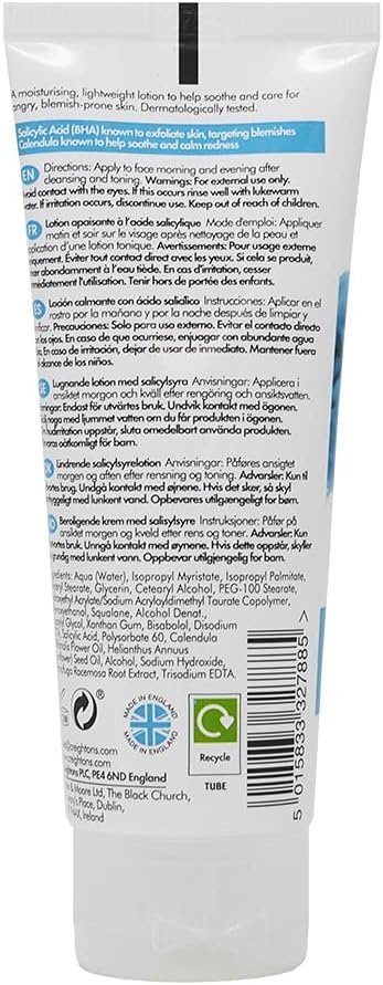 Creightons Salicylic Acid Soothing Lotion (75ml) - With salicylic acid & calendula, a moisturising, lightweight lotion to help soothe and care for angry, blemish-prone skin - Image 2