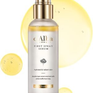 d'alba Italian White Truffle First Spray Serum, Vegan Skincare, Hydrating Facial Mist for Dry and Sensitive Skin, Glow Mist, Surfactant Free, Multifunctional Spray