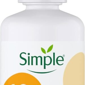 Simple 10% Vitamin C + E + F* Booster Serum Serum Skin Care Product Suitable for all Skin Types for Youthful, Glowing Skin 30 ml