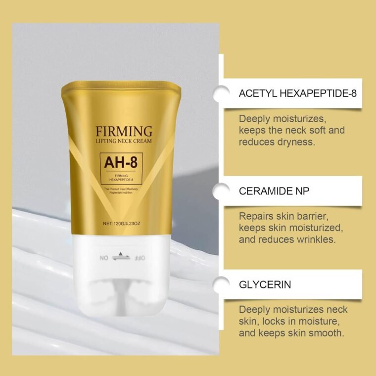 Neck-Eye Care Tightening & Revitalizing Set -Smooth of Fine Lines, Eye & Neck Treatment, Skin Moisturizer, Deep Moisturizing Skincare - Image 8