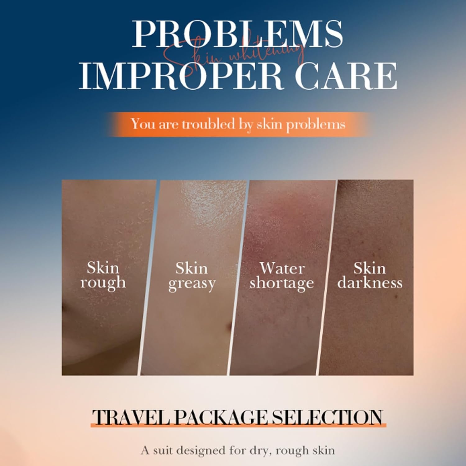 Vitamin C Skincare Set,Skin Care Sets & Kits for Pamper Teenage Girls Gifts,Facial Kit with Cleanser, Toner, Serum & Face Cream,Birthday, Travel Kit for All Skin Types - Image 4