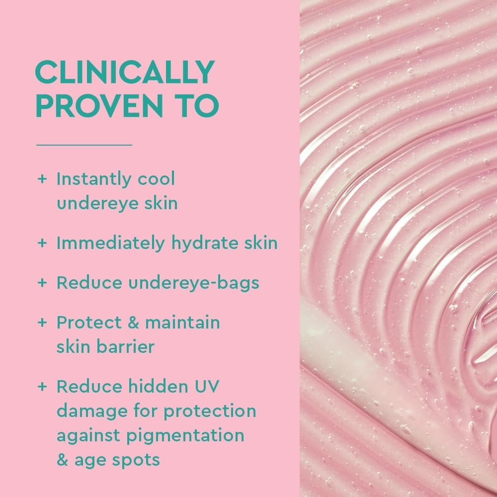 BYOMA De-Puff and Brighten Eye Gel (20ml) Lightweight Gel Cream for Dark Circles, Puffiness and Wrinkles - Under Eye Cream With Hyaluronic Acid and Vitamin C - Barrier Repair Skincare - Image 4