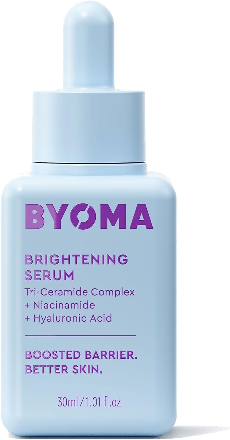 BYOMA Brightening Serum (30ml) Brightening and Hydrating Face Serum with Hyaluronic Acid, Niacinamide and Ceramides - For Glowing and Radiant Skin