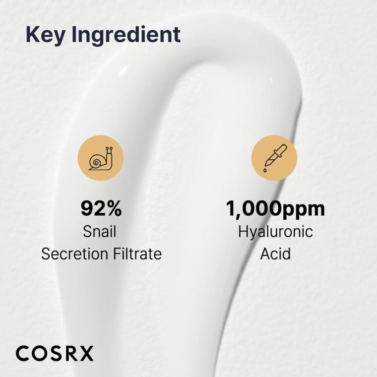 COSRX Advanced Snail 92 All in One Cream Korean Snail Mucin Face Cream & Gel Moisturiser for Dry Sensitive and Anti Aging Skin, Daily Soothing and Moisturising Cream, Korean Skincare 100g - Image 4