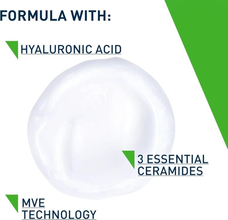 CeraVe Hydrating Cleanser for Normal to Dry Skin with Hyaluronic Acid and 3 Essential Ceramides - Image 5