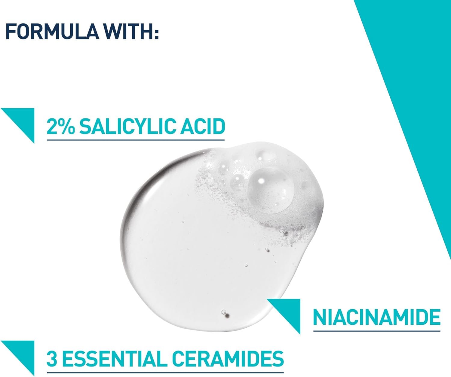 CeraVe Blemish Control Face Cleanser with 2% Salicylic Acid & Niacinamide for Blemish-Prone Skin 236ml - Image 3