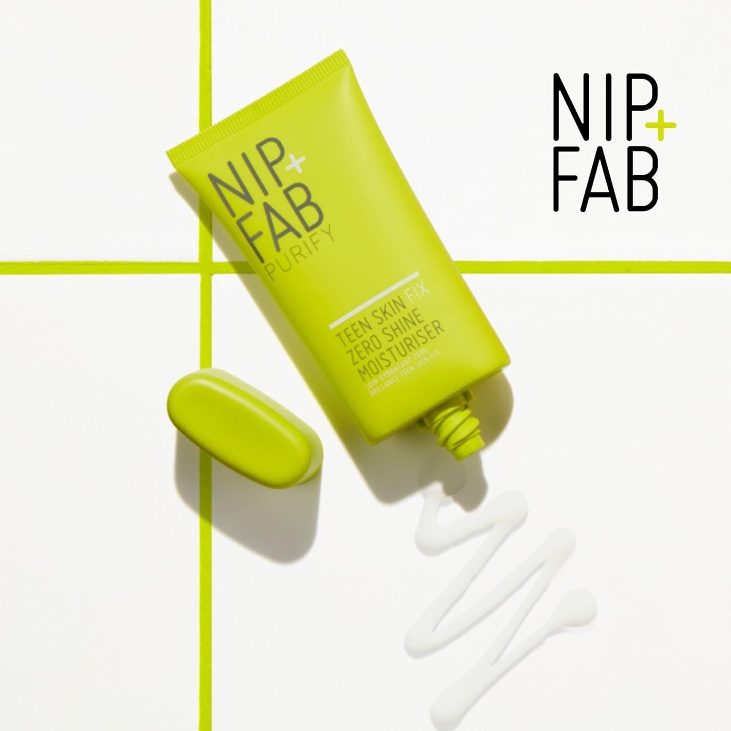 Nip + Fab Teen Skin Fix Zero Shine Face Moisturizer with Niacinamide and Antioxidant Wasabi Extract, Shine Free Mattifying Facial Cream for Oil Control Prevent Breakouts Even Skin Tone, 40 ml - Image 3