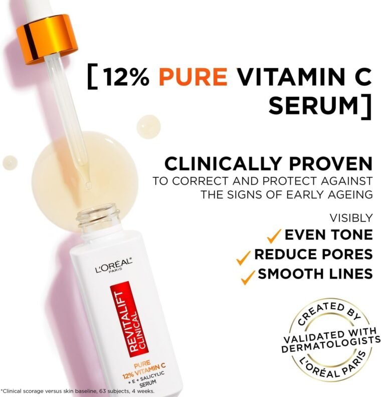 L'Oréal Paris Dermatologist Favourites Gift Set with Vitamin C and Retinol, Your Complete Day & Night Routine - Image 3