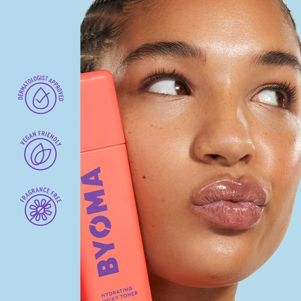 BYOMA Hydrating Milky Toner (150ml) for Dry Skin, Ultra Hydrating Toner for Face - Soothes Skin, Locks in Moisture, Reduces Redness - Barrier Repair, Vegan - Image 6