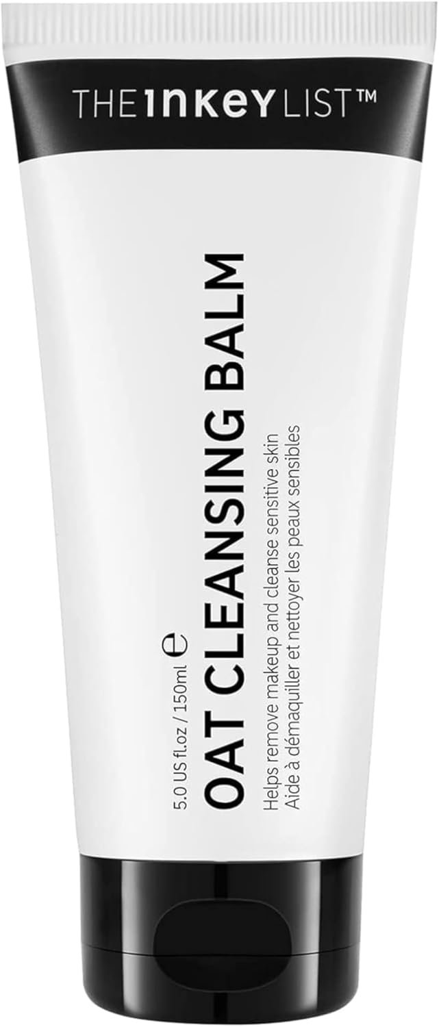 The INKEY List Oat Cleansing Balm 150ml, Dissolves Makeup, Nourishing Skincare, Gentle Cleanser, Vegan Friendly, Suitable For All Skin Types