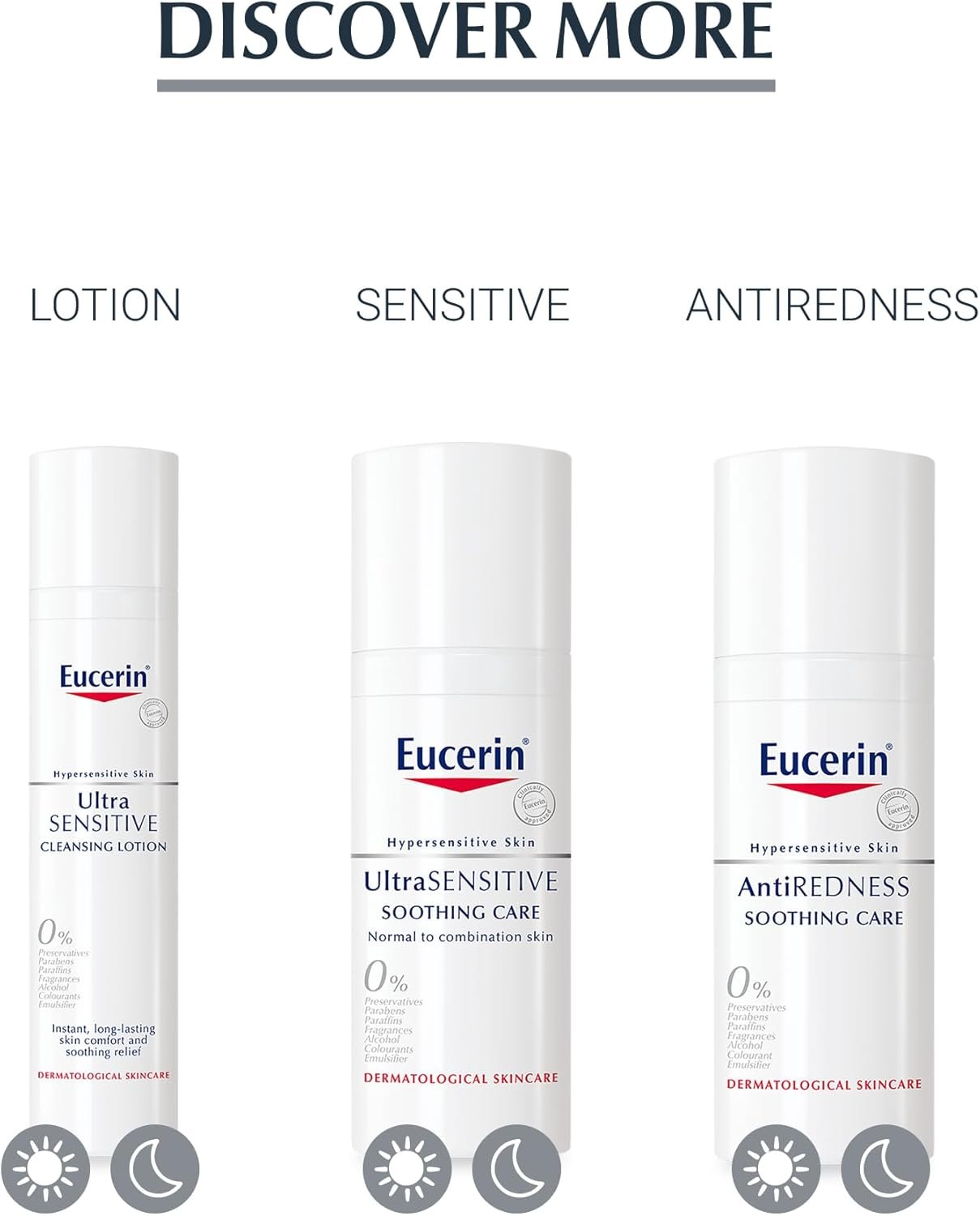 Eucerin UltraSensitive Soothing Care Day Cream (Normal to Combination Skin) 50ml, Face Cream for Sensitive and Hypersensitive Skin, Irritation Relief Face Moisturiser, Fragrance-Free - Image 7