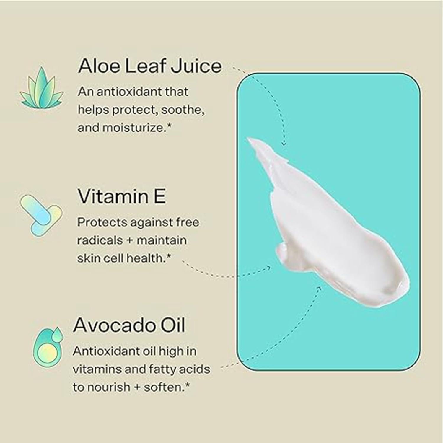 Equitack Skin Care Bub~ble Skincare Slam Dunk Hydrating Face Moisturizing Cream | For Normal to Dry Skin | Enriched with Vitamin E & Aloe Vera Juice | Radiant Complexion | 50ml - Image 4