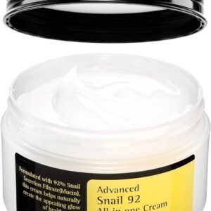 COSRX Advanced Snail 92 All in One Cream Korean Snail Mucin Face Cream & Gel Moisturiser for Dry Sensitive and Anti Aging Skin, Daily Soothing and Moisturising Cream, Korean Skincare 100g