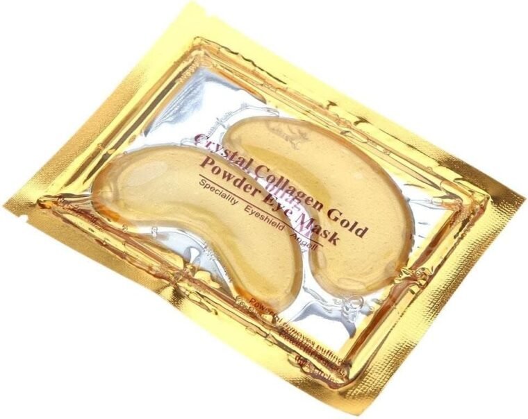 10 Pair Crystal Collagen 24k Gold Under Eye Gel Pad Face Mask Anti Aging Wrinkle Gel Under Eye Patches, Vegan Cruelty-Free Self Care - Image 3