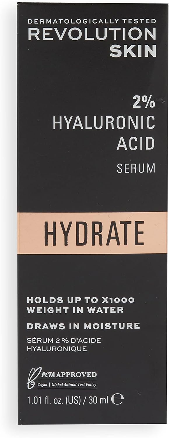 Revolution Beauty London Skincare Hyaluronic Acid Serum, Plumps, Softens and Hydrates Skin, 2% Solution, Lightweight Face Fragrance Free, 30 ml - Image 9