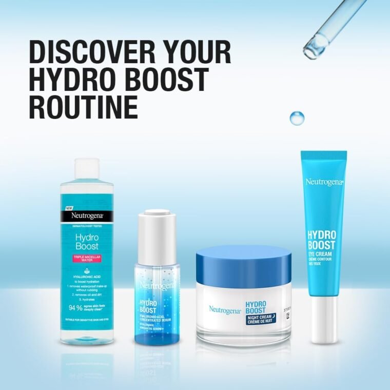 Neutrogena Hydro Boost Night Face Cream (1x 50ml), Night Cream With Hyaluronic Acid for Advanced Hydration for 72 Hours, Suitable for Dry Skin - Image 8
