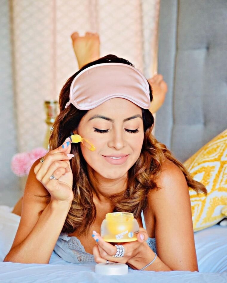 Saturday Skin Yuzu Vitamin C Sleep Overnight Face Mask Skin Care Retinol Niacinamide Face Moisturizer Brightening Sleeping Mask, Korean Skin Care, Vegan Smooth Skin and Reduce Wrinkles - Image 6