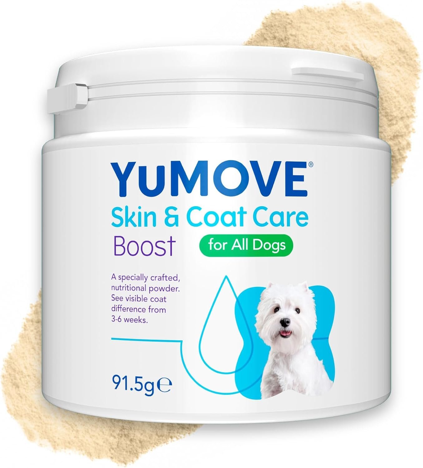 YuMOVE Skin & Coat Care Boost, Nutritional Supplement for Dogs Coat, Skin and Nails, for All Dogs, 180 scoops