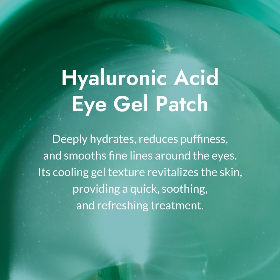 [MIZON] HYALURONIC ACID EYE GEL PATCH (x60) Korean Skincare - Eye treatment for Puffy Eyes - Eye Pads for Dark Circles - Under Eye Bags - Wrinkle Care - Moisturizing - Improves Elasticity - Image 2