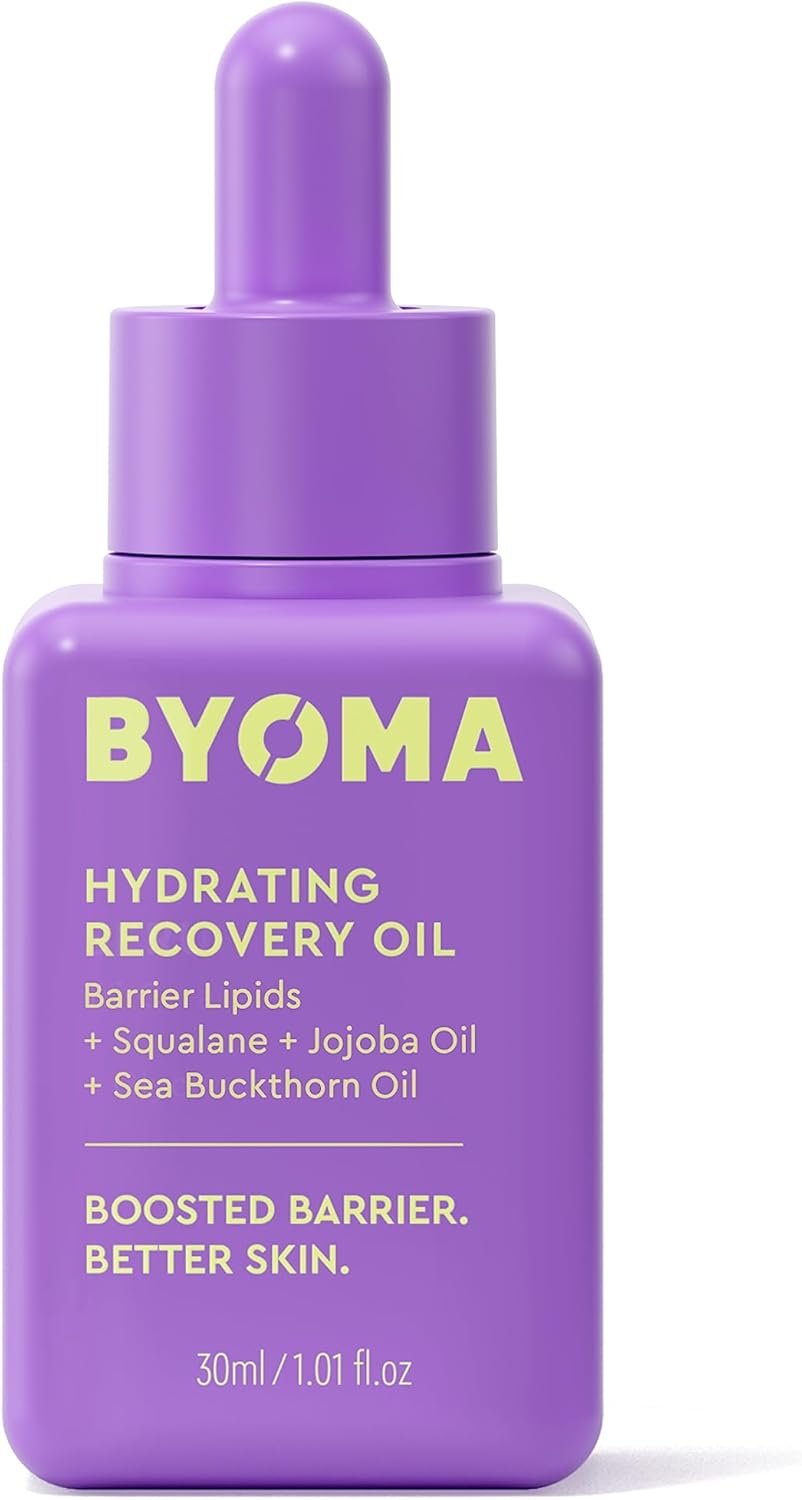 BYOMA Hydrating Recovery Oil (30ml) Nourishes, Brightens and Balances Skin without Clogging Pores - Barrier Repair Facial Oil