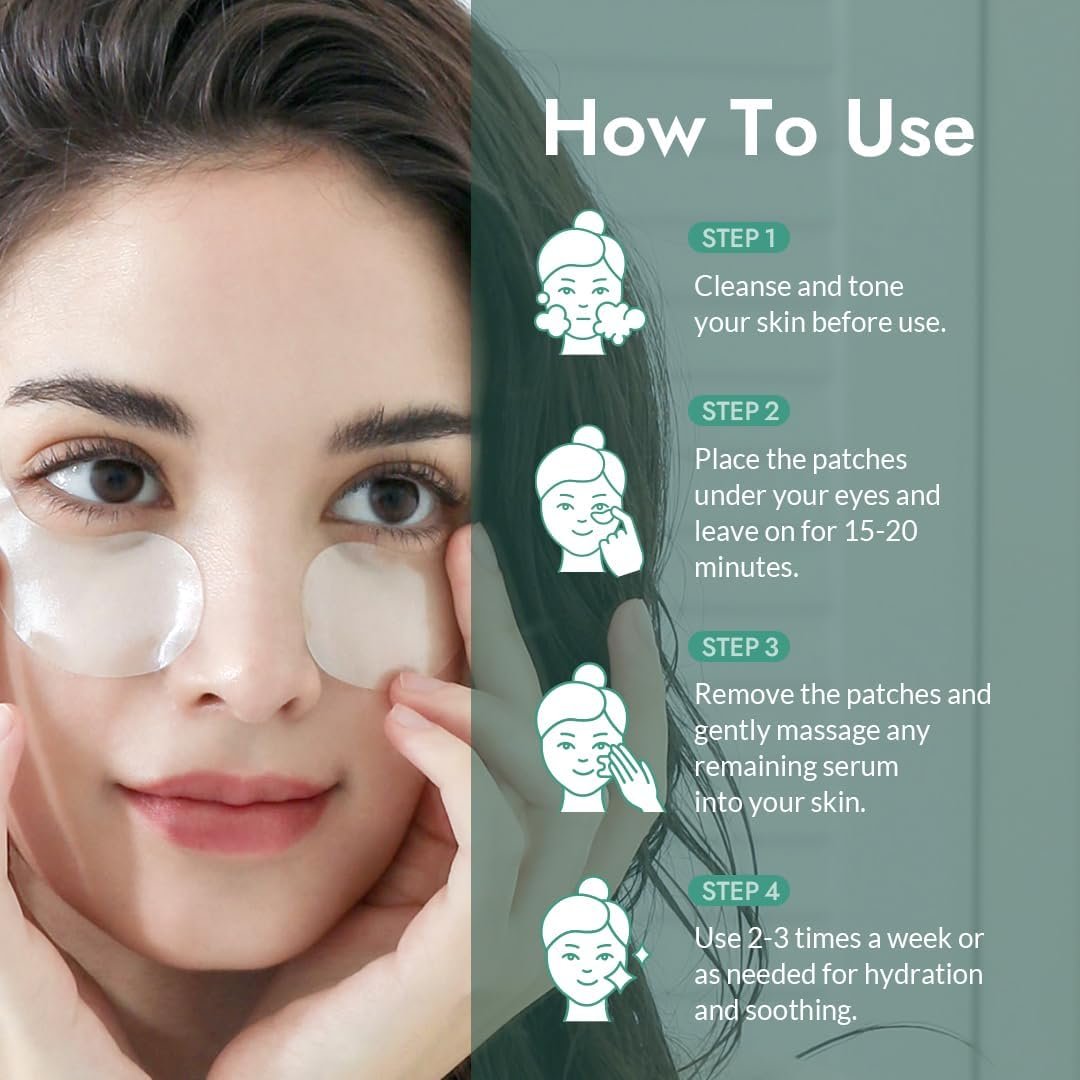 [MIZON] HYALURONIC ACID EYE GEL PATCH (x60) Korean Skincare - Eye treatment for Puffy Eyes - Eye Pads for Dark Circles - Under Eye Bags - Wrinkle Care - Moisturizing - Improves Elasticity - Image 6