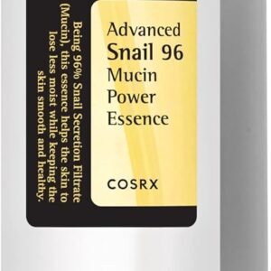 COSRX Advanced Snail 96 Mucin Power Essence 100ml, Skin Repair & Hydrating Serum, Snail Secretion Filtrate 96% & Hyaluronic acid, Korean Skincare, Animal testing free