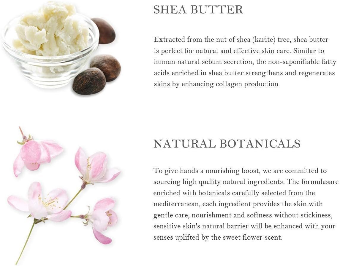 Hand Cream Gift Set for Women - Hand Lotion Set with Shea Butter, Skin Care Gift Box Includes 2 Hand Cream & Exfoliating Cream, Gifts for Her, Birthday Gifts,Mothers Day Gifts Christmas gifts - Image 6