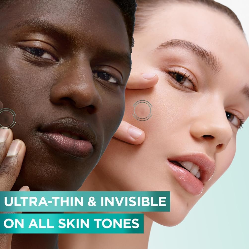 Garnier Blemish Patches, Hydrocolloid patches to reduce the appearance of spots in 8 hours, Ultra-thin & Invisible on all skin tones, Suitable For All Skin Types, Vegan Formula, 22 Patches - Image 3