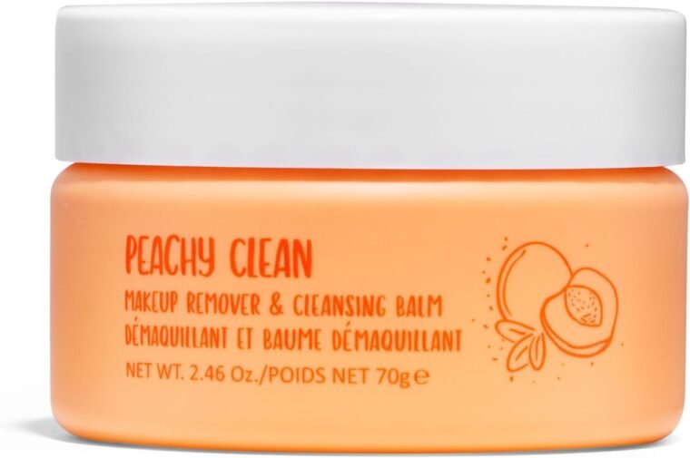 W7 Peachy Clean Makeup Remover & Cleansing Balm – Melt Away Makeup in a Peachy Dream! Hydrating, Gentle & Packed with Skin Loving Goodness