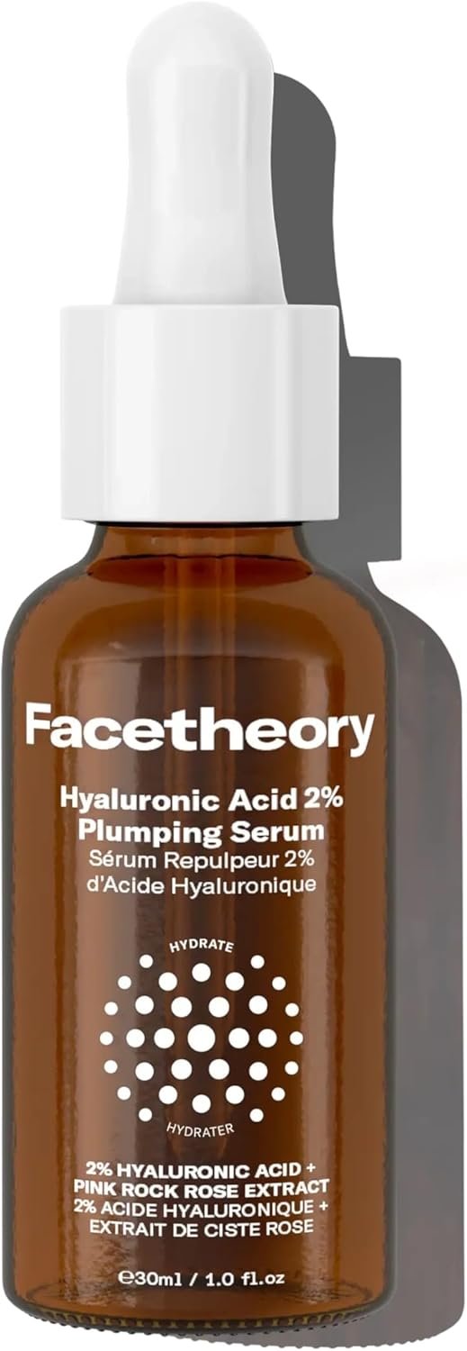 facetheory Hyaluronic Acid 2% Plumping Serum - Pink Rock Rose Extract - Lightweight Hydrating Serum for All Skin Types - Vegan & Cruelty-Free (30 ml) - Image 5