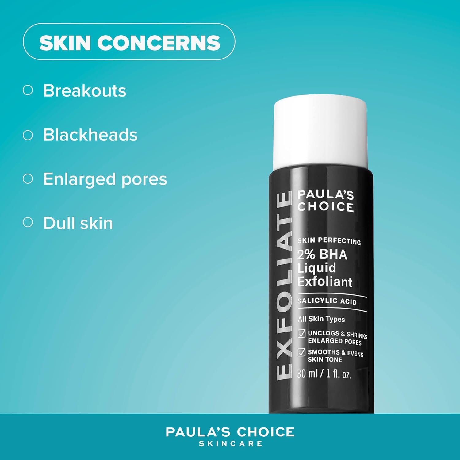 Paula's Choice SKIN PERFECTING 2% BHA Liquid Exfoliant - Face Exfoliating Peel Fights Blackheads & Enlarged Pores - for a Healthy Glow - with Salicylic Acid - Combination & Oily Skin - 30 ml - Image 4