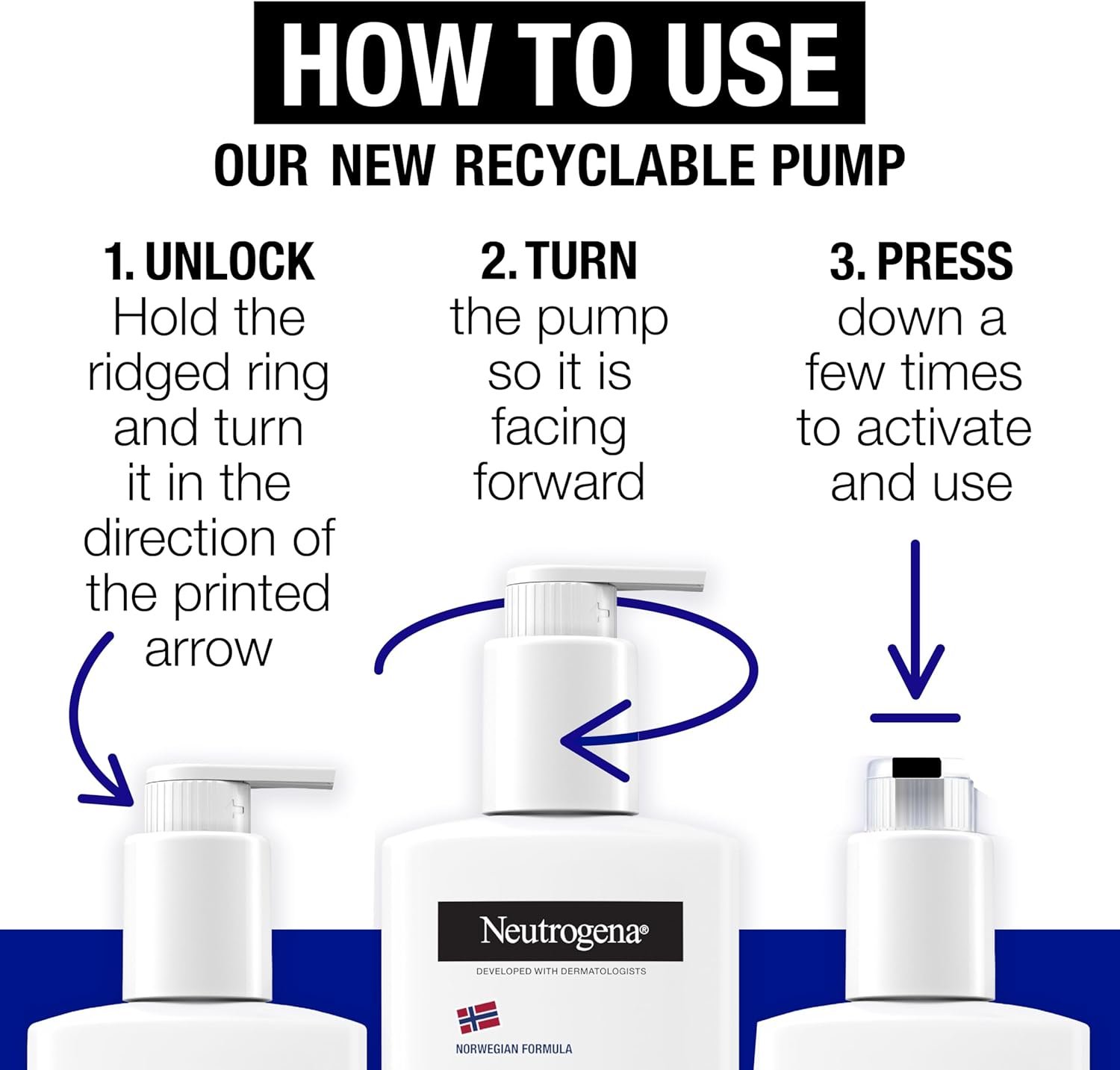 Neutrogena Norwegian Formula Deep Moisture Hypoallergenic Body Lotion (1x 400ml), Fragrance-Free Hypoallergenic Body Moisturiser for Sensitive and Dry Skin, Provides 48-Hour Moisturisation - Image 7