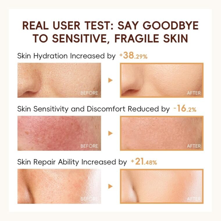 Rice Skin Care Set - 6 Piece Pamper Gifts For Women: Rice Milky Toner, Cleanser, Glow Serum, Face Cream, Eye Cream, Sunscreen SPF 50+ - Radiant Glow, Sensitive Skin Relief & Even Tone, Korean Skincare - Image 5