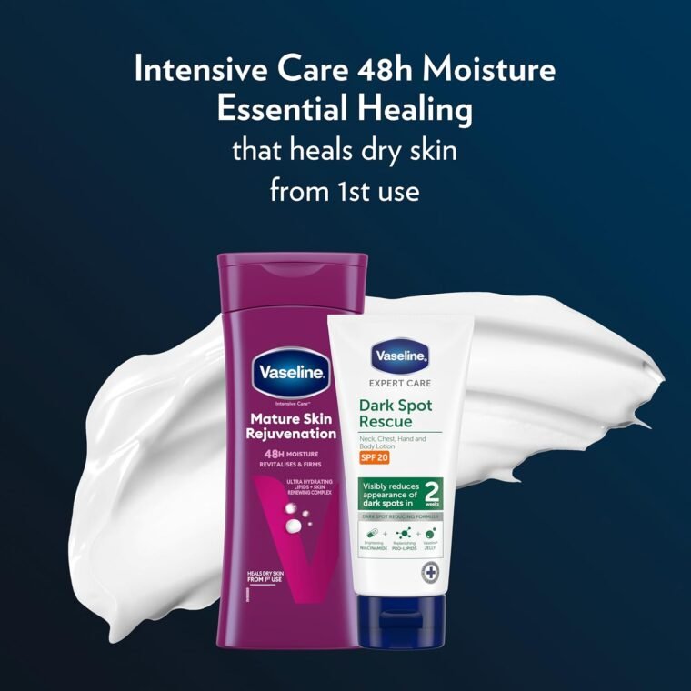 Vaseline Intensive Care Mature Skin Rejuvenation Body Lotion revitalises and firms with 48h moisture for maturing dry skin 400 ml - Image 5