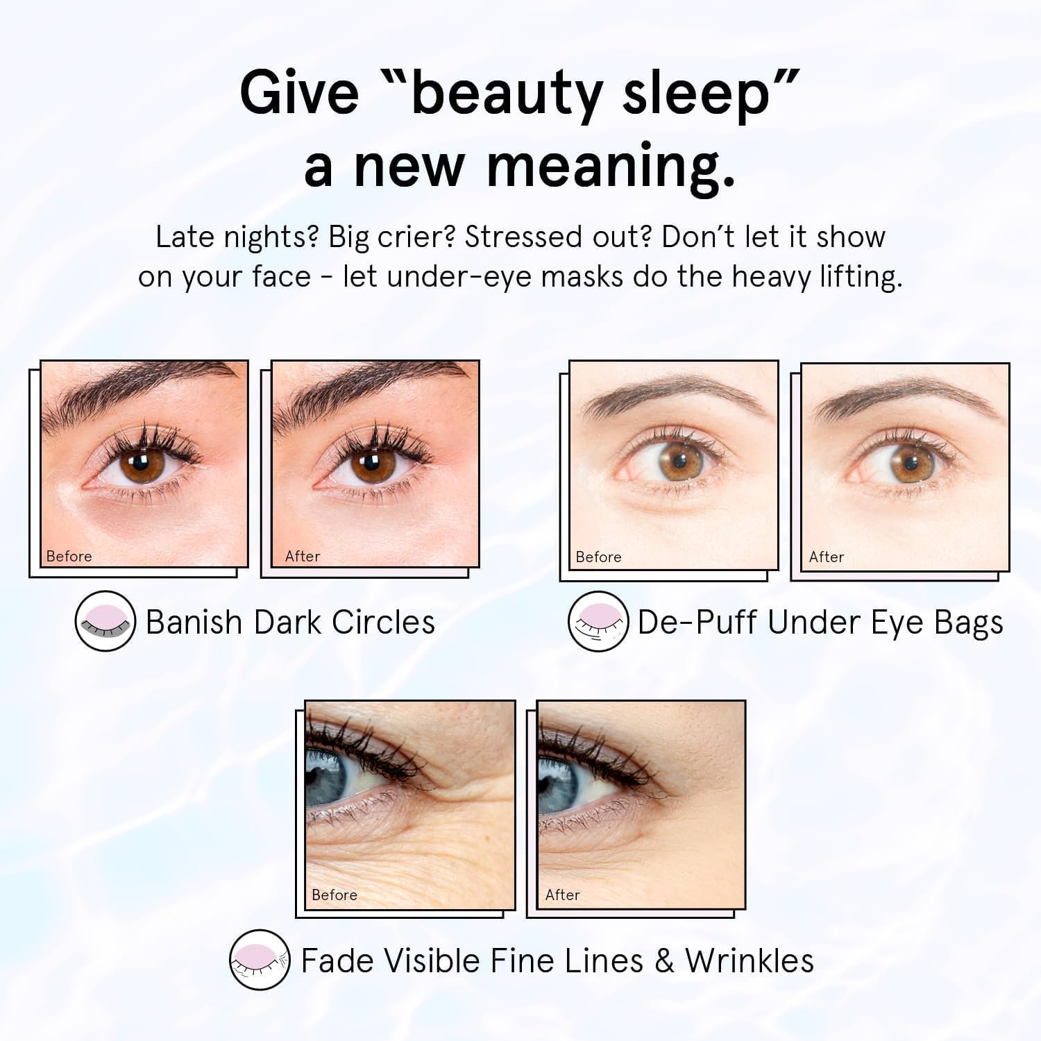 grace & stella Under Eye Gel Patches - Purple, 6 Pairs - Retinol Under Eye Patches - Gel Eye Masks for Puffy Eyes and Dark Circles - Dermatologist Tested Under Eye Masks - Vegan Eye Masks Skincare - Image 4
